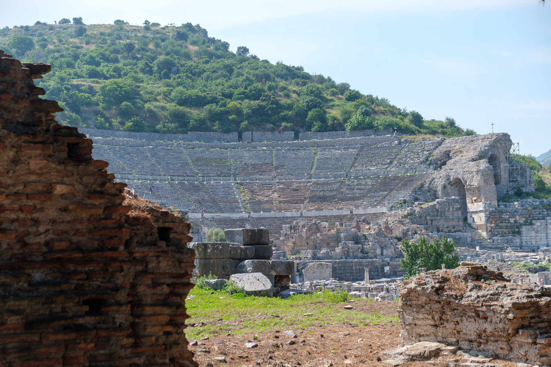 Highlight Ephesus: Das Große Theater ist eine wahre Pracht. Ursprünglich war es mit Hafenblick gelegen und bot 24.000 Zuschauern Platz.