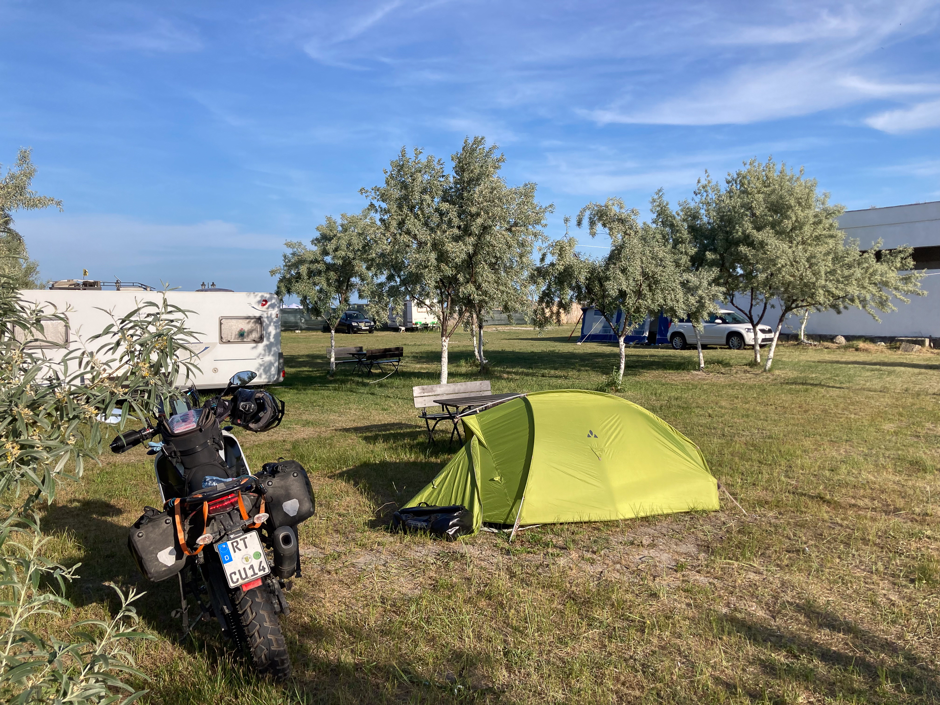 Camping bei Constanza: SEHR rudimentär!