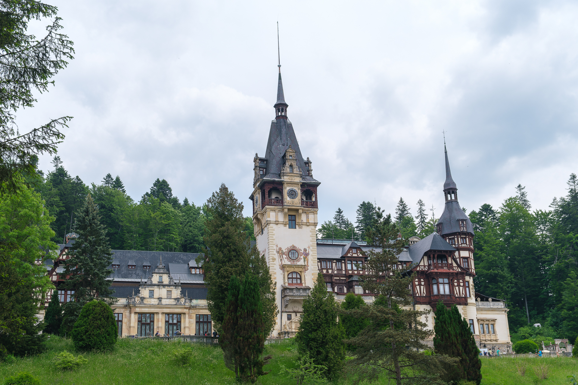 Schloss Pelisor, 1899 als Sommerresidenz für das Thronfolgerehepaar Ferdinand und Maria errichtet.